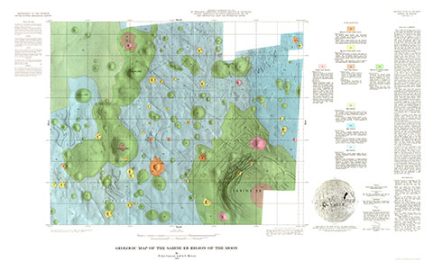 GEOLOGIC MAP SABINE EB REGION MOON