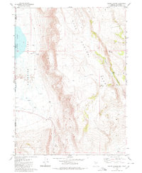 PEGLEG CANYON, NV-CA HISTORICAL MAP GEOP