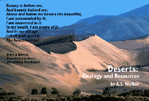 DESERTS: GEOLOGY AND RESOURCES