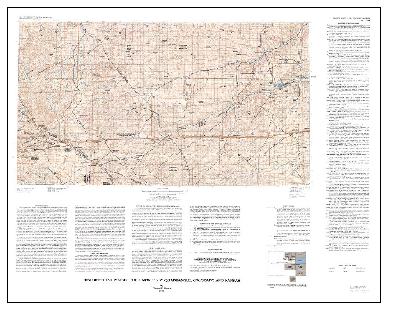HISTORIC TRAIL MAP OF LIMON 1X2 QUAD, CO
