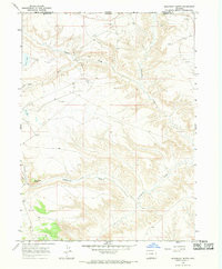 SUGARLOAF BUTTE, CO-WY HISTORICAL MAP GE