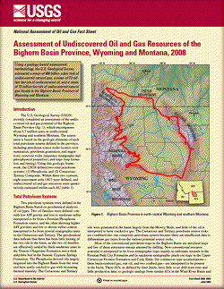 OIL AND GAS RESOURCES BIGHORN BASIN, WY