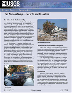 HAZARDS, DISASTERS, AND THE NATIONAL MAP